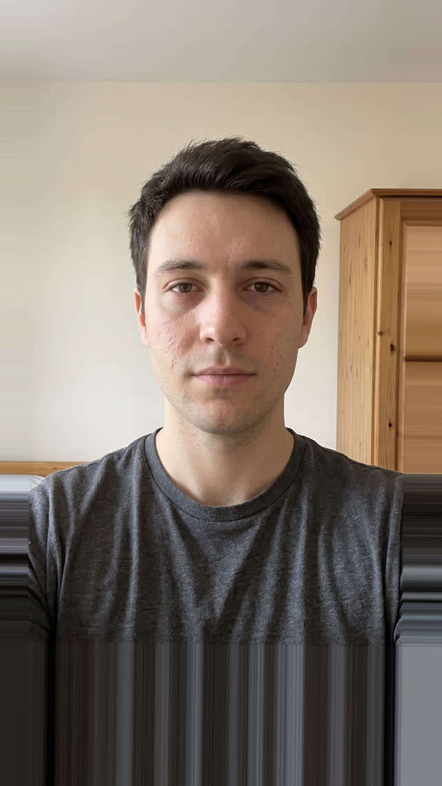 Beard growth, first photo